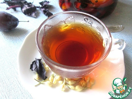 Жасминовый чай с фруктами Жасминовый чай с фруктами